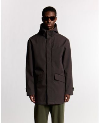 Men's Long Sleeve Hooded Military Parka Jacket