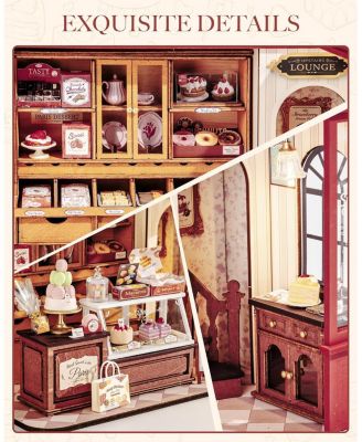 3D Puzzles Honey Dessert Talk Shop DIY Miniature House Kit Birthday Gifts