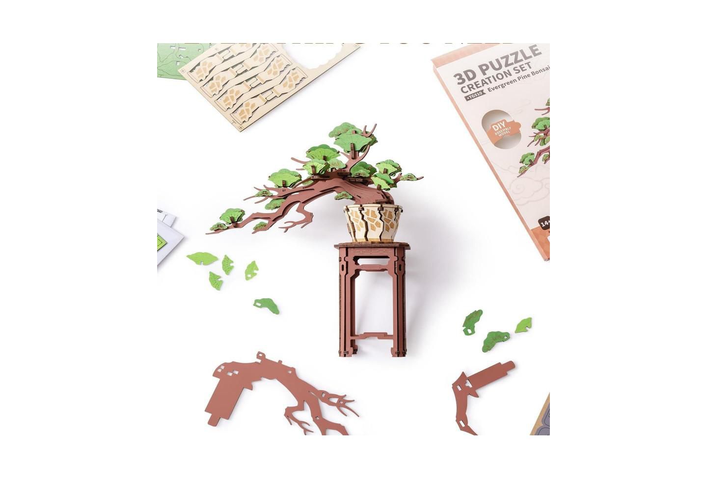 Детские игрушки Robotime 3D Puzzles Wooden Puzzle Model Kits to Build Home Decoration Creative Gifts Valentine's Day Birthday Gifts — фото 6