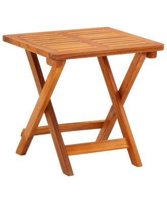 Sun Lounger Brown Solid Acacia wood Large Foldable