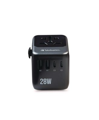 32122 UTA-07 3-USB-A/3-USB-C Universal Travel Adapter