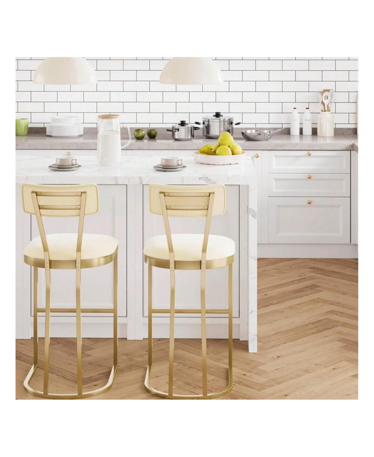 gaomon Home Bar Stools Set Of 4, Counter Height Bar Stools For Kitchen Counter, Island Chairs For Dining Table, Tall Barstools For Kitchen