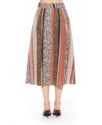 Women's Oren Long Pleated Midi Skirt