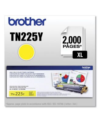 TN225Y 2200 Page-Yield TN225Y High-Yield Toner - Yellow