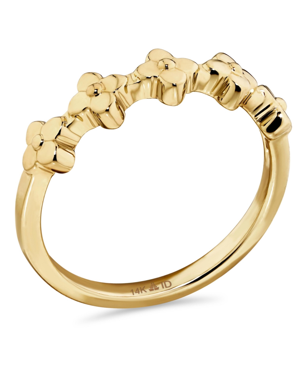 Devata 14K Gold Clover Ring