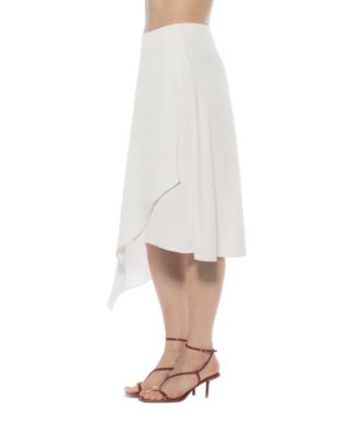 Women's Jess Asymmetric Midi Skirt