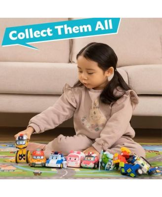 4" Transforming Robot - Droney | Emergency Rescue Vehicle Action Figures | Kids Educational Pretend Play Toy