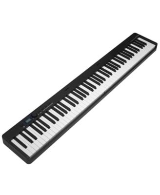 88-Key Folding Keyboard Piano Portable Digital Piano with Bag Pedal