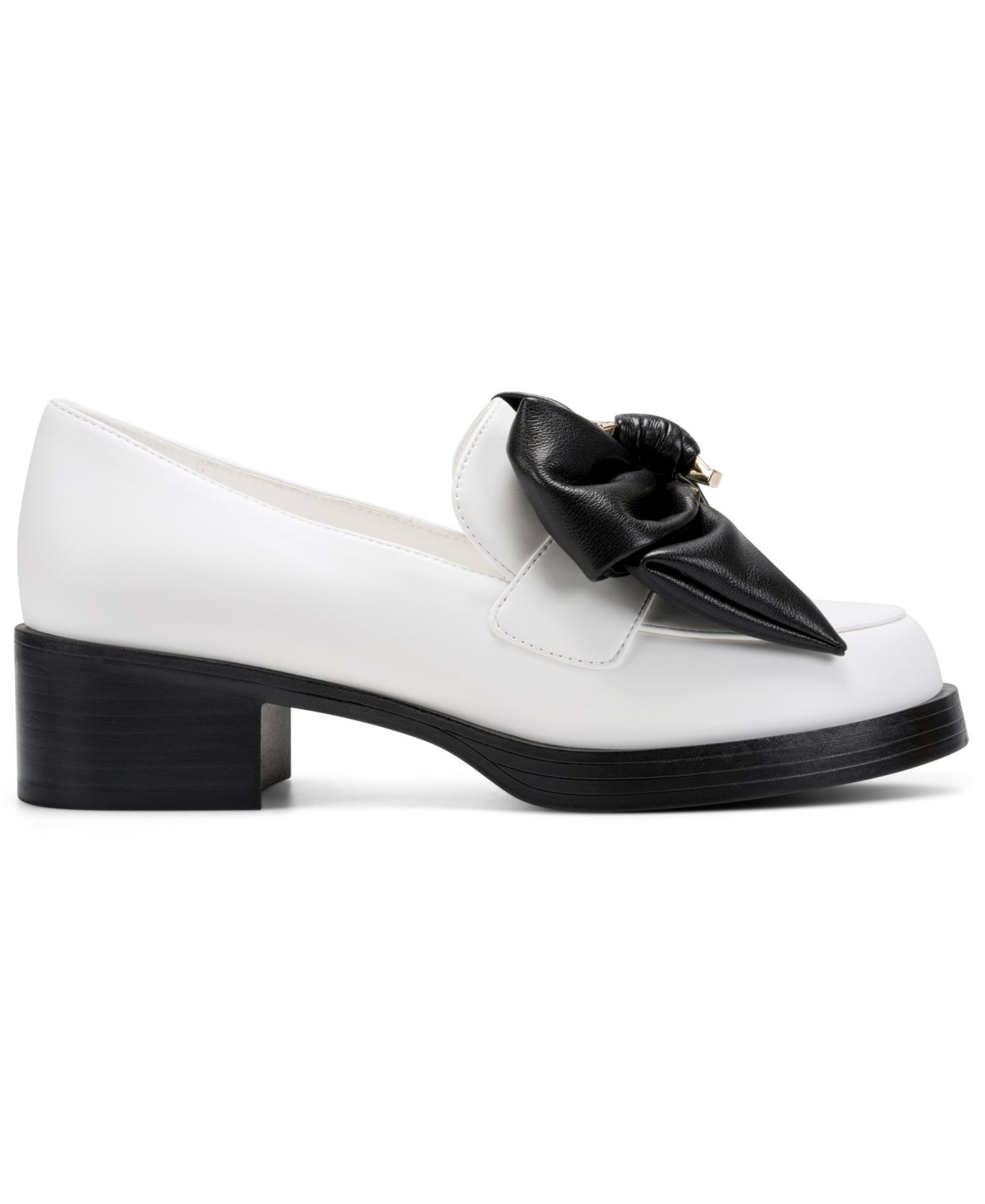 Женские туфли KARL LAGERFELD PARIS Camilia Fan Bow Polka-Dot, цвет: Яркий белый / Чёрный — фото 2
