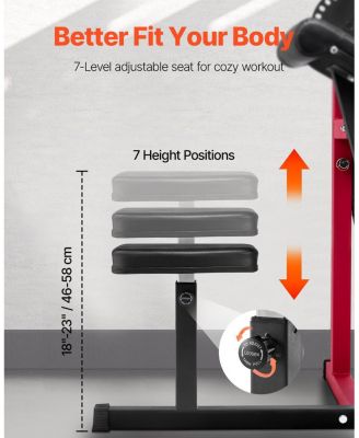 Preacher Curl Machine, 2-in-1 Bicep Curl and Triceps Extension Station for Home Gym Strength Training