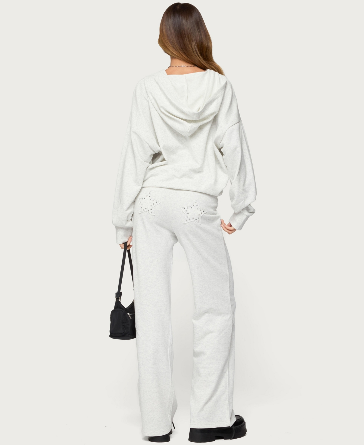 Edikted Women's Briela Star Studded Sweatpants