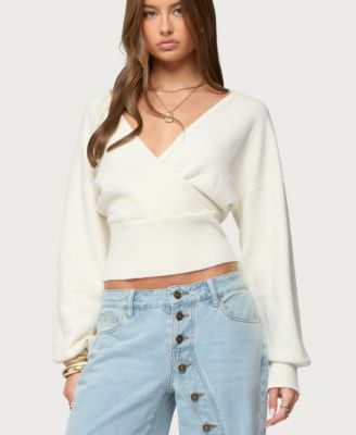 Women's Lillia V Neck Wrap Sweater