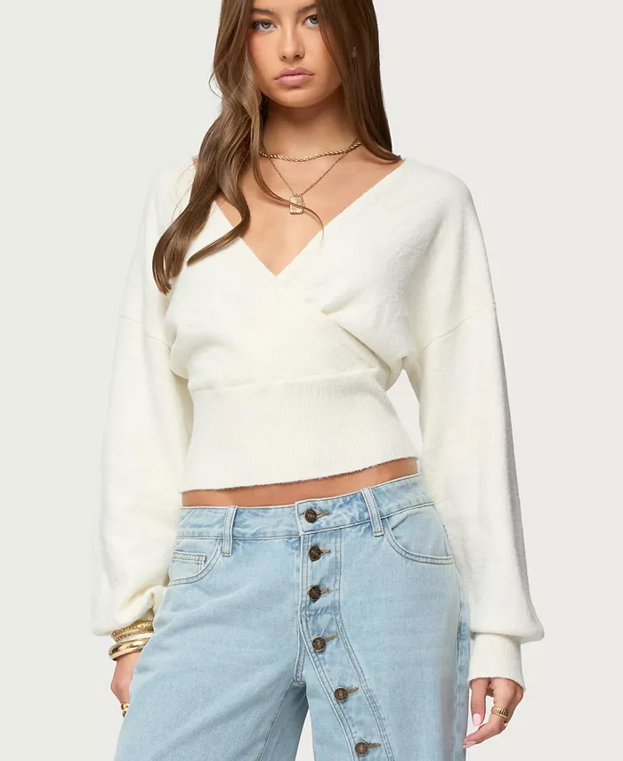 Women's Lillia V Neck Wrap Sweater