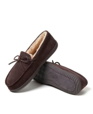 Men's Douglas Genuine Suede Moccasin House Shoe Slipper