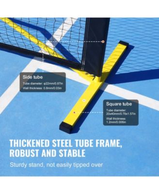 22FT Portable Pickleball Net System, Regulation Size Weather-Resistant Frame with Carrying Bag