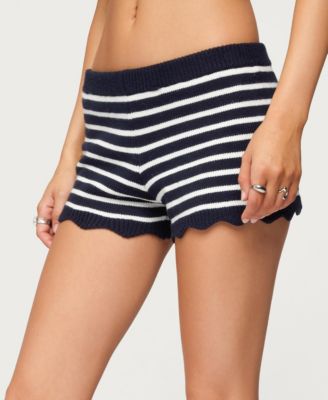 Women's Soren Contrast Striped Knit Shorts