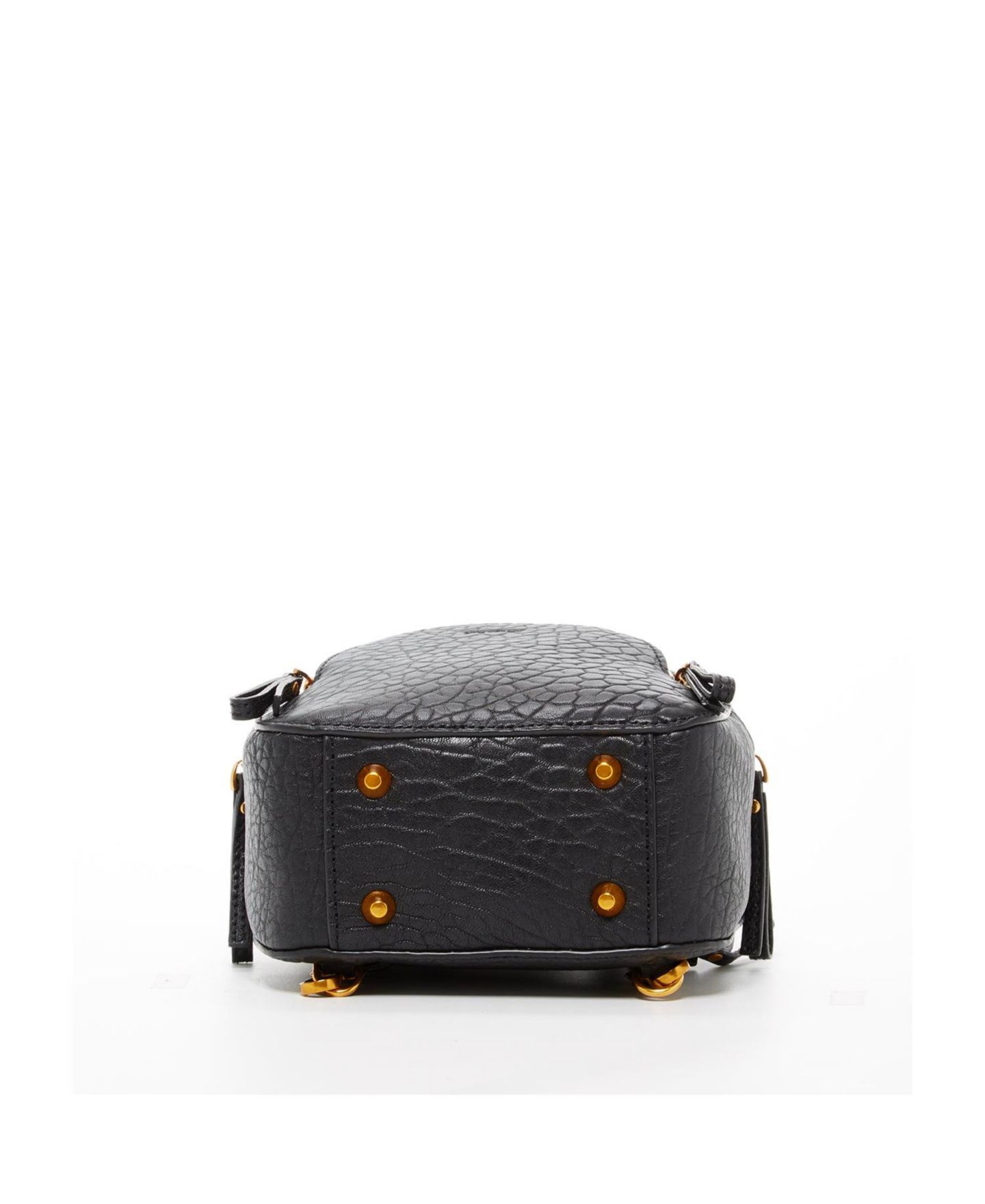 Рюкзак SUSU Small Leather Mini Purse with Convertible Crossbody Straps, цвет: Чёрный — фото 8