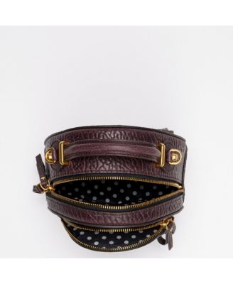 Small Leather Mini Backpack Purse with Convertible Crossbody Straps