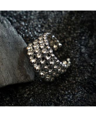 Women's The Dewdrop Statement Ring - Chrome Silver