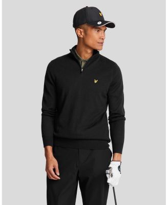 Men's Golf Quarter Zip Merino Sweater