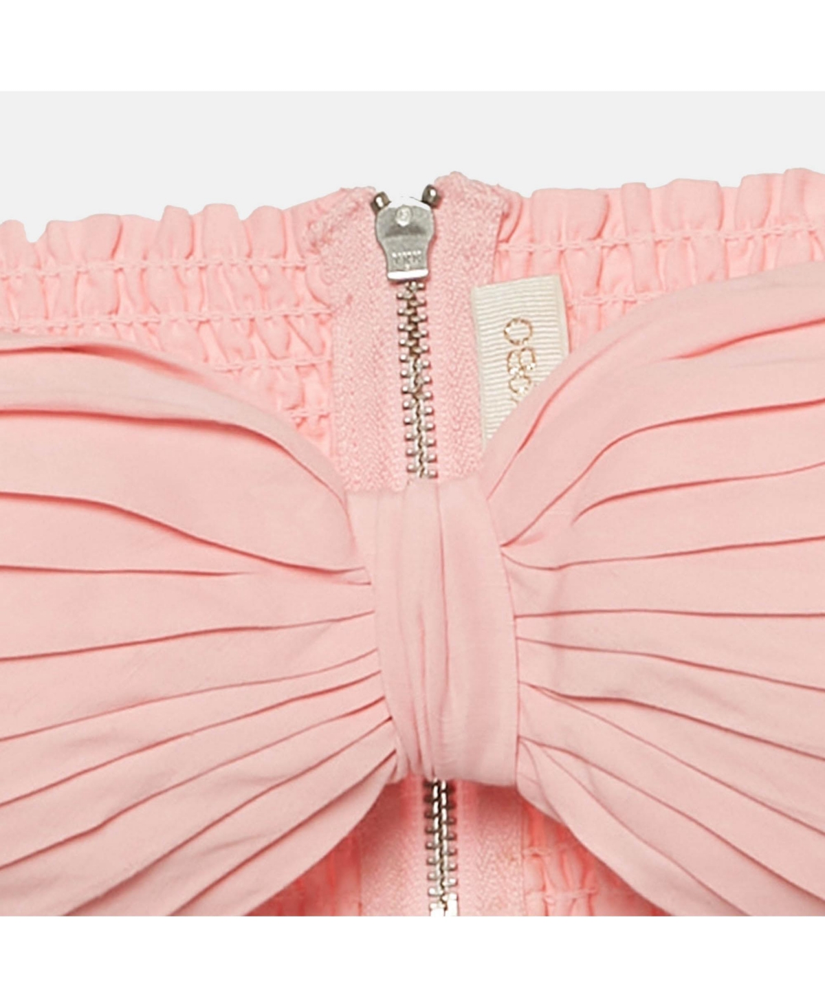 Pre-Owned Ronny Kobo Women's Mayah Pleated Bandeau Top