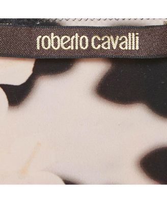 Women's Beige Cotton And Modal Faux Feather Detail T-Shirt