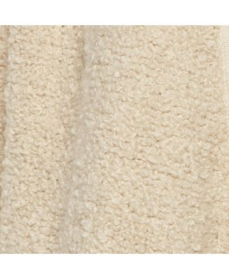 Women's Cream Boucle Open Front Daphnee Cardigan