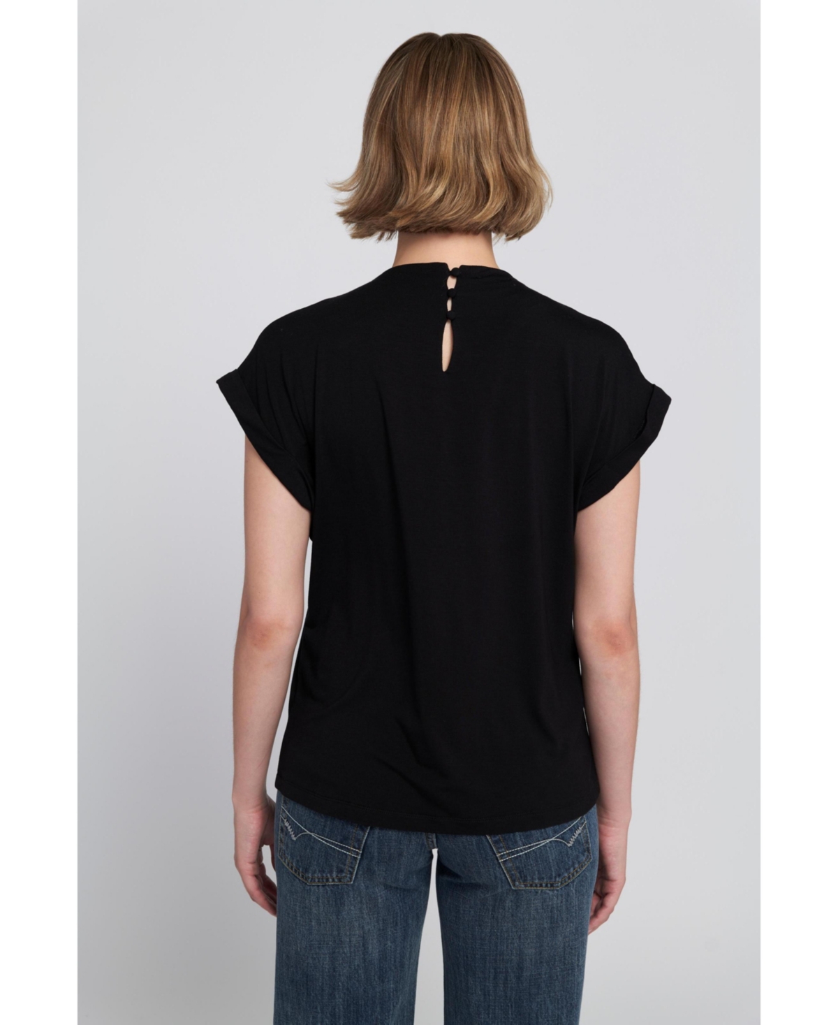 Elle Collection Women's Necklace Embellished Top