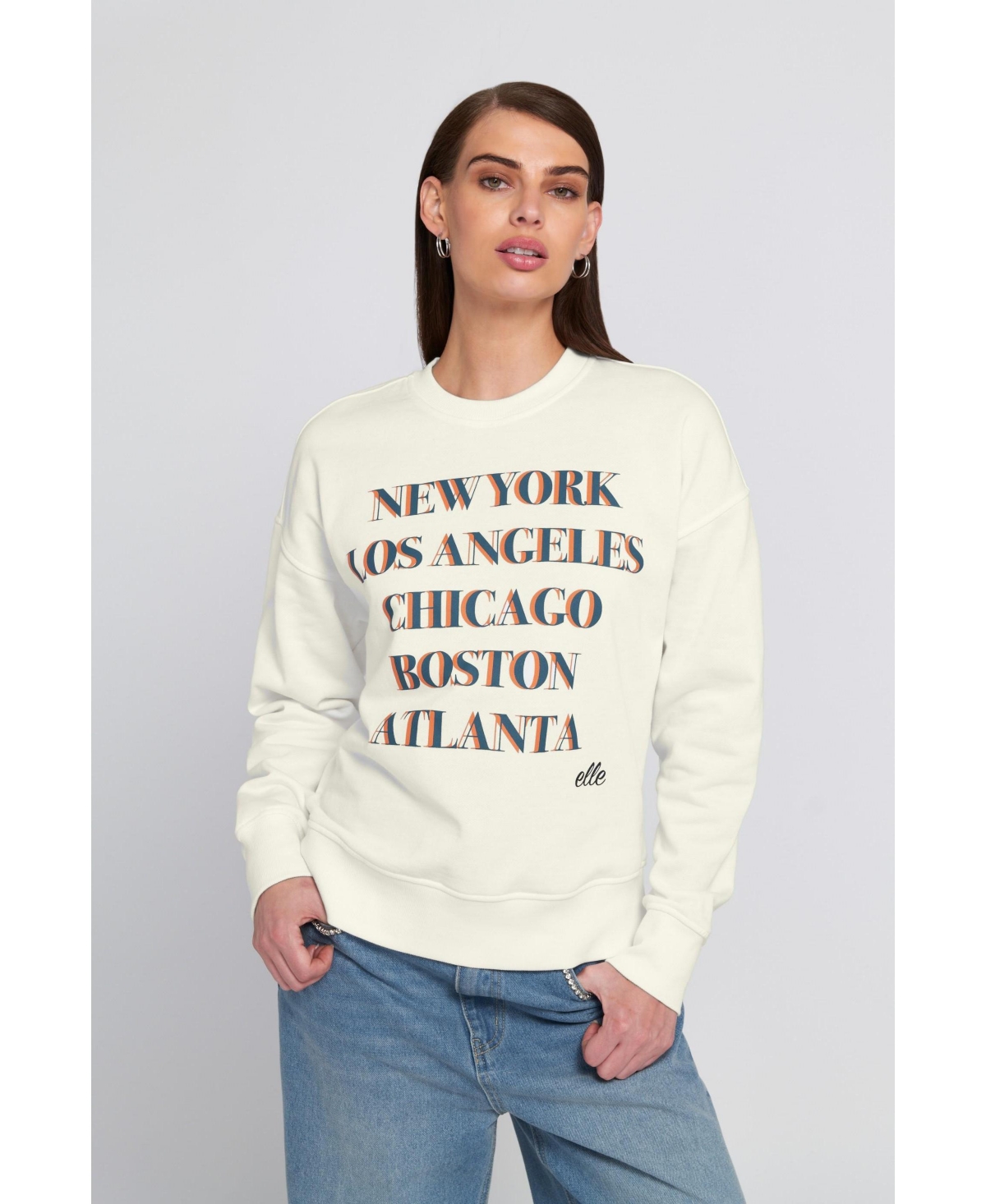 Elle Collection Women's Graphic Sweatshirt