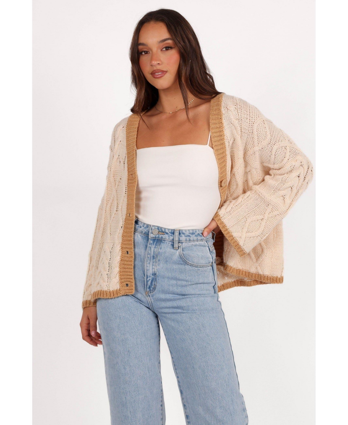 Petal and Pup Women's Zina Contrast Cardigan