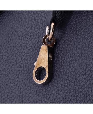 Pre-Owned HERMES Kelly 28 Handbag Blue Togo with Palladium Hardware