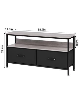 50 Inch TV Stand for Living Room, Dresser TV Stand for with 2 Drawers