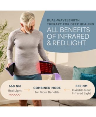 Red Light Therapy Belt – Near Infrared & Red Light Therapy for Muscle Relaxation, Inflammation & Circulation
