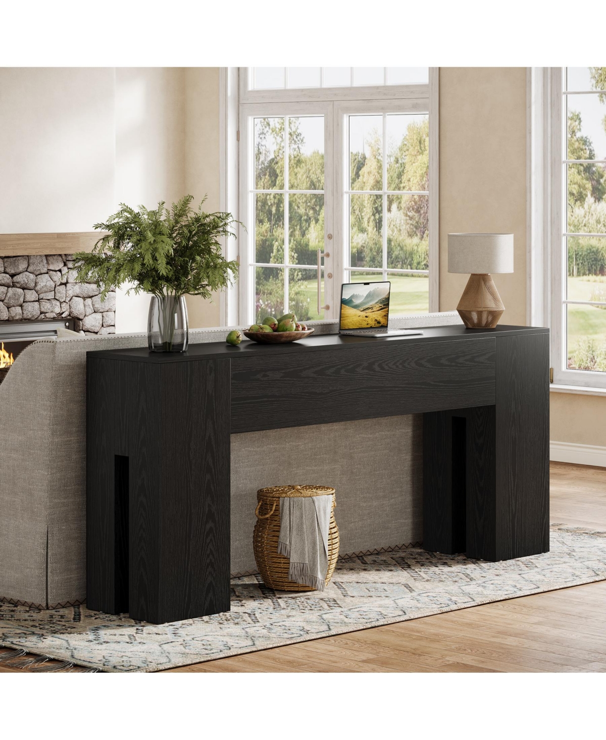 Tribesigns 71-Inch Long Console Table for Entryway, Farmhouse Sofa Behind Couch