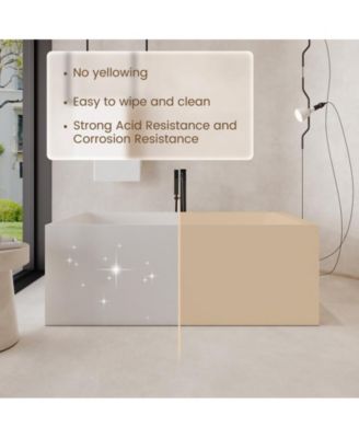 Freestanding Engineered Stone Bathtub