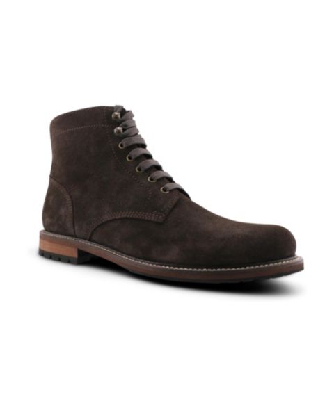 Мужские ботинки Blake McKay Axel Vintage Plain Toe Lace Up, цвет: Коричневый замшевый