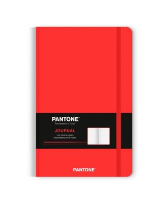 Pantone OFFICIAL Red | 5.25 x 8.25 Inch Lined Compact Journal | Non-Dated