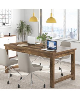 Modern Computer Desk, 63 x 31.5 inch Large Office Desk Computer Table Study Writing Table