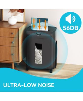 15-Sheet Cross Cut Paper Shredder, 4.76 Gallon Heavy Duty Ultra Quiet Shredder