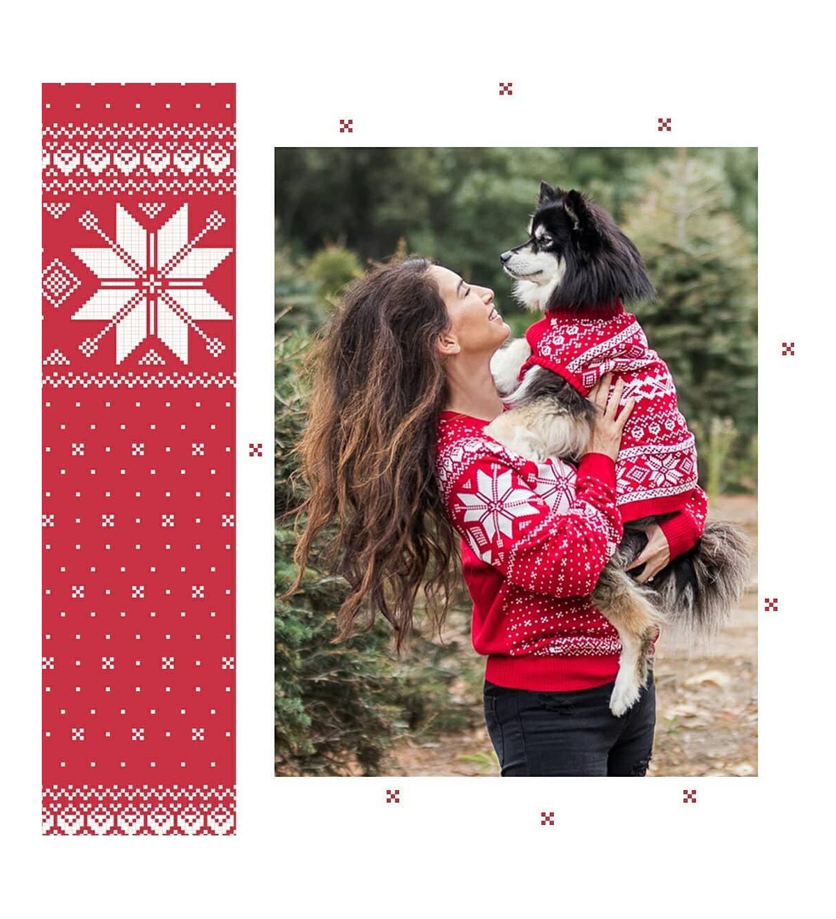 Blueberry Pet Fair Isle Matching Family Apparel