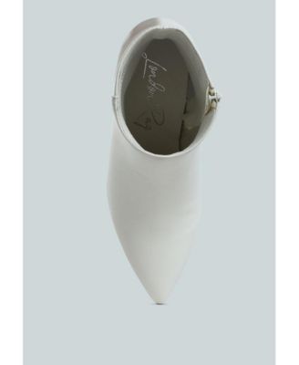 Womens Migelo Faux Leather Ankle Boots Women