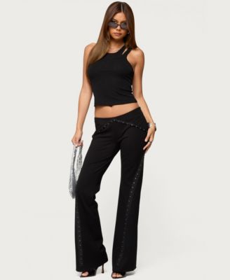 Women's Hook & Eye Bootcut Pants