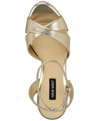 Women's Wilda Criss-Cross High Stiletto Platform Sandals