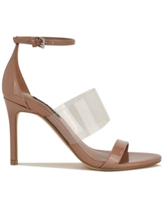 Women's Vallie Strappy Vinyl Stiletto Sandals