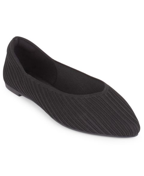 Женские балетки Tahari Maldives Slip-On Ballet Flats, цвет: Чёрный