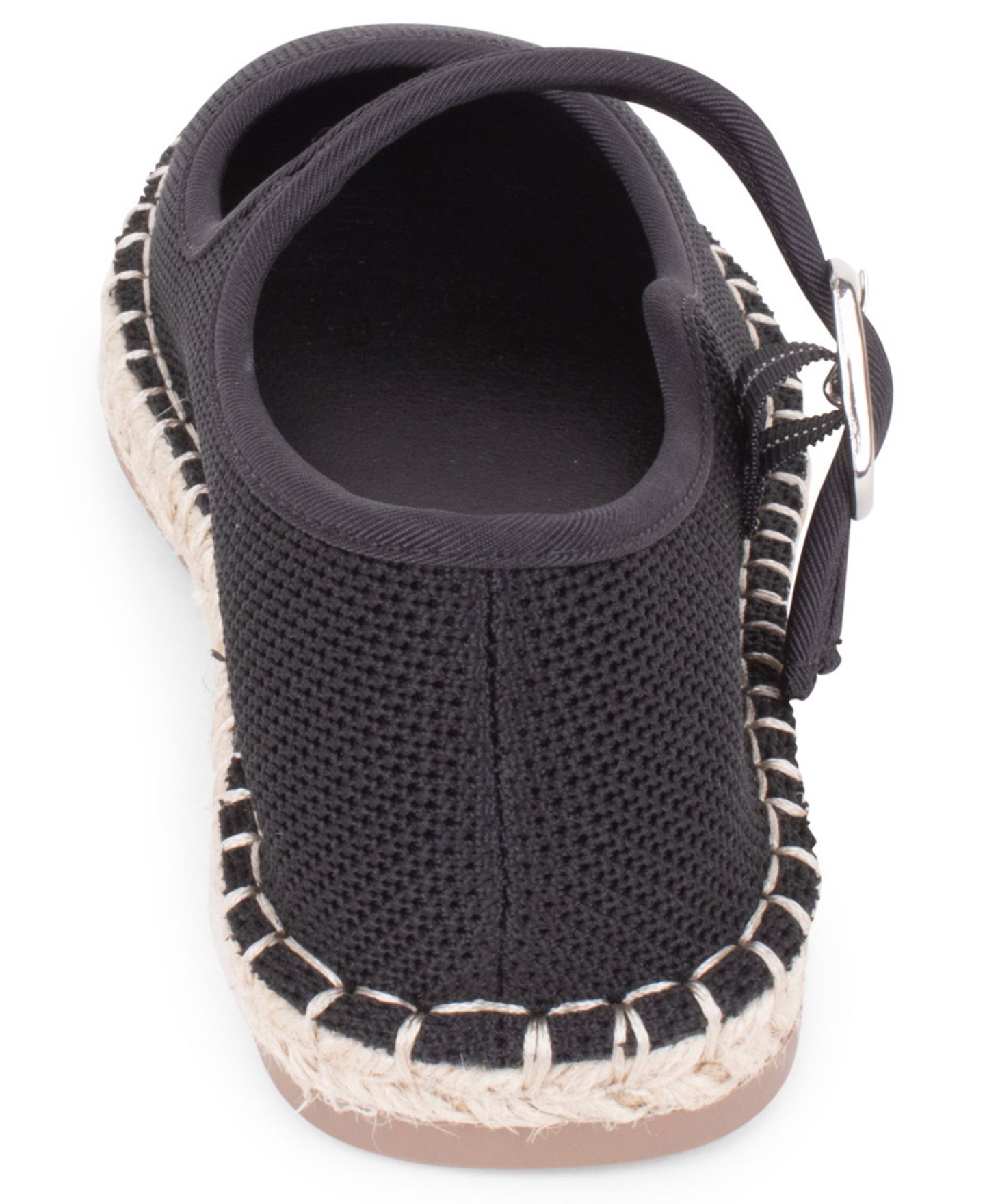 Женские балетки Tahari Willow Mary Jane Espadrille Flats, цвет: Чёрный — фото 3