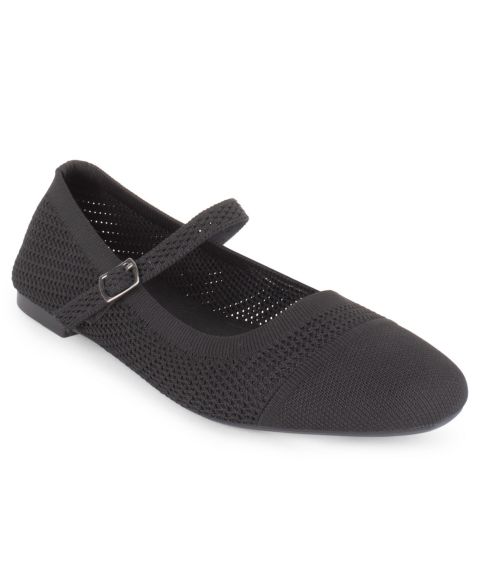 Женские балетки Tahari Dubai Mary-Jane Flats, цвет: Чёрный
