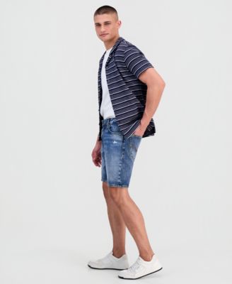 Men's Wyatt Denim 9" Straight-Fit Shorts