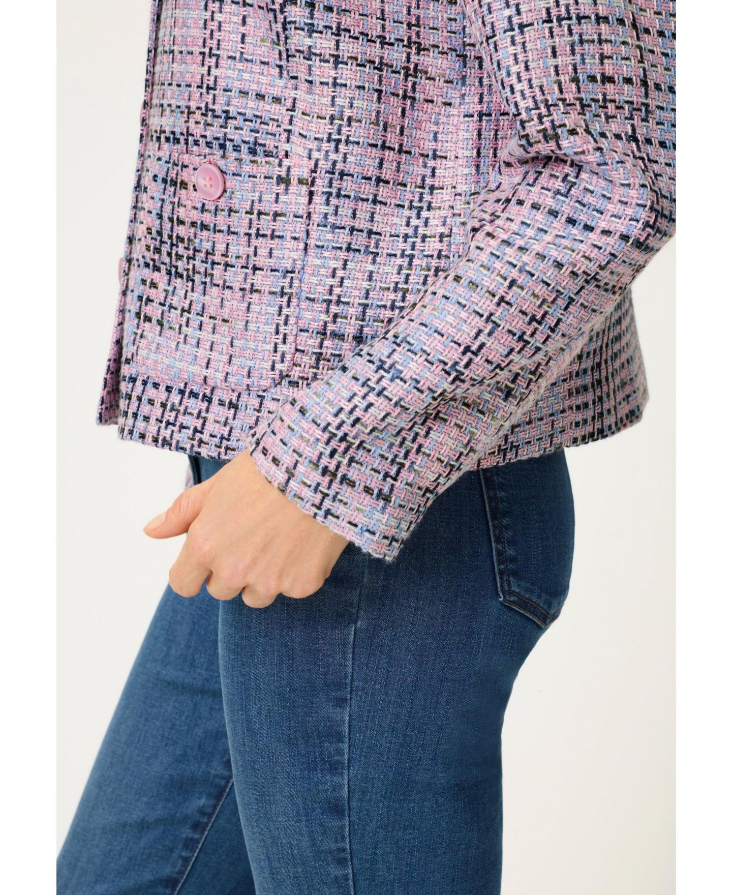 Женская куртка Olsen Tweed, цвет: Фиолетовый — фото 5