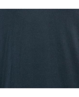 Men's Blue Cotton Long Sleeve Sweater